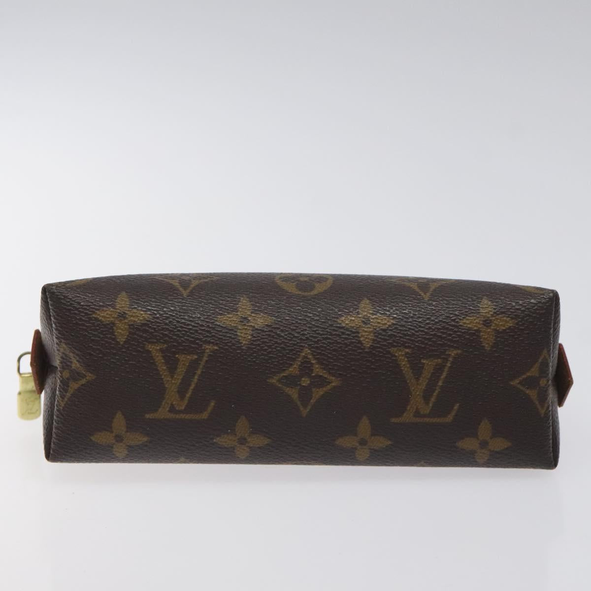 LOUIS VUITTON Monogram Pochette Cosmetic PM Pouch M43998 LV Auth SW1040