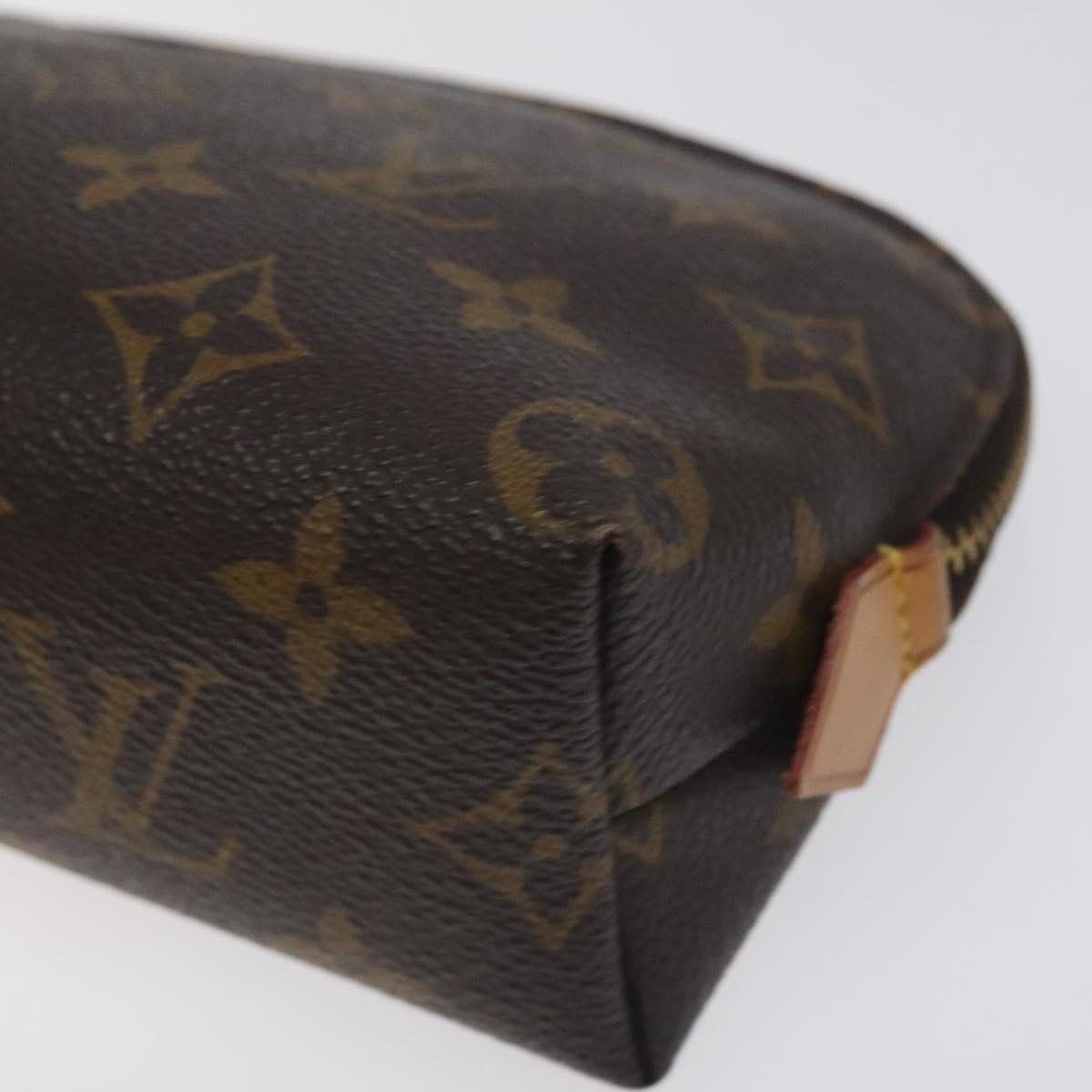 LOUIS VUITTON Monogram Pochette Cosmetic PM Pouch M43998 LV Auth SW1040