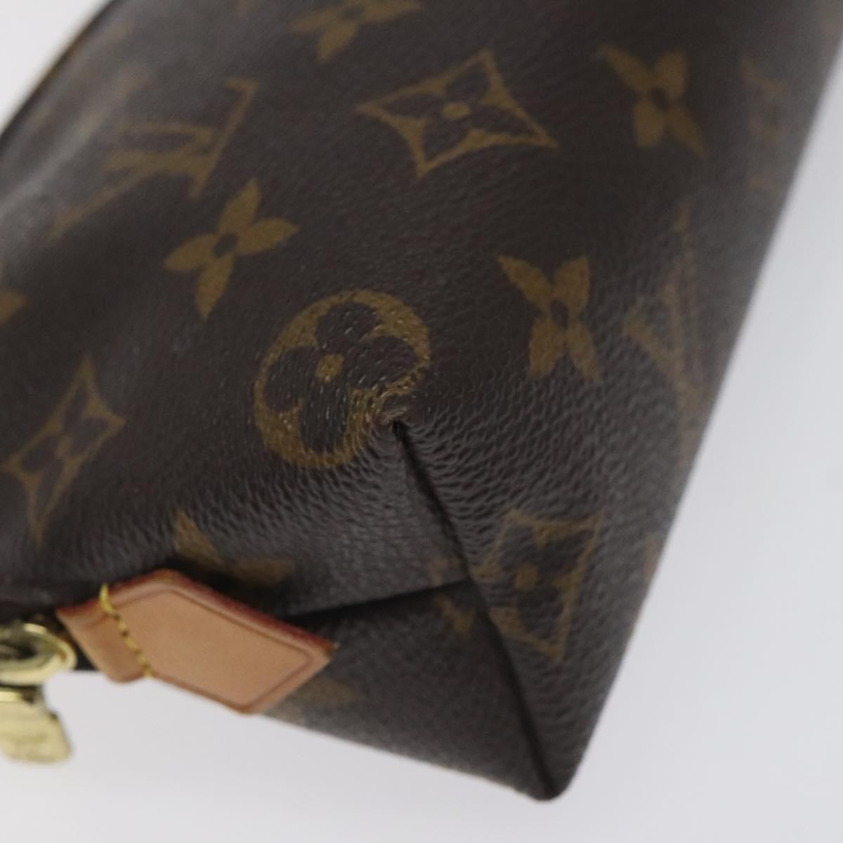 LOUIS VUITTON Monogram Pochette Cosmetic PM Pouch M43998 LV Auth SW1040