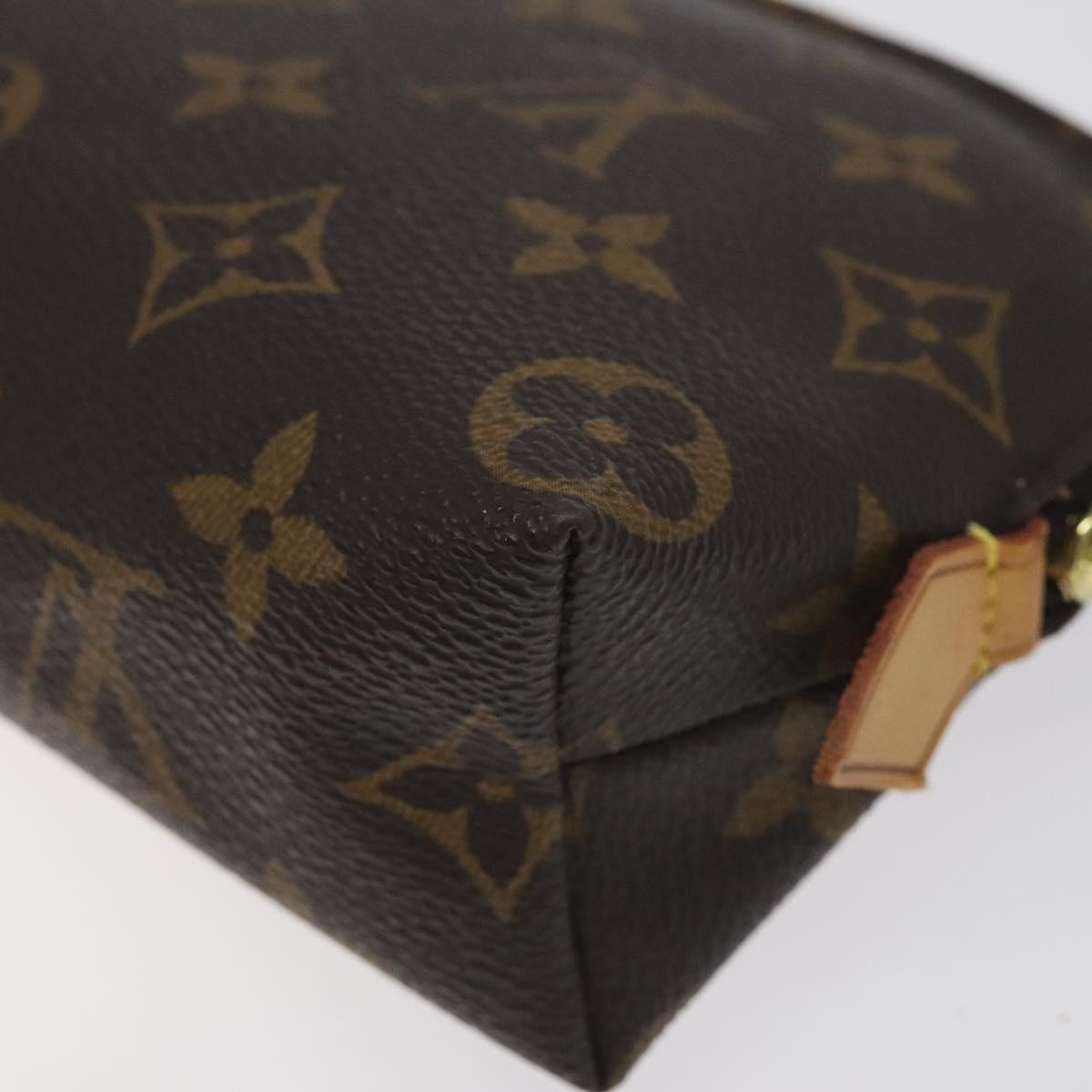 LOUIS VUITTON Monogram Pochette Cosmetic PM Pouch M43998 LV Auth SW1041