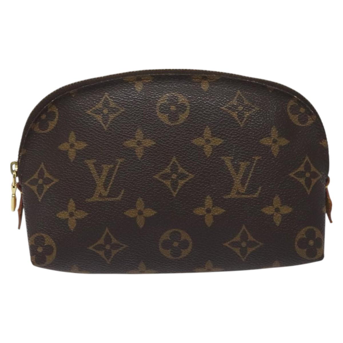 LOUIS VUITTON Monogram Pochette Cosmetic PM Pouch M43998 LV Auth SW1041