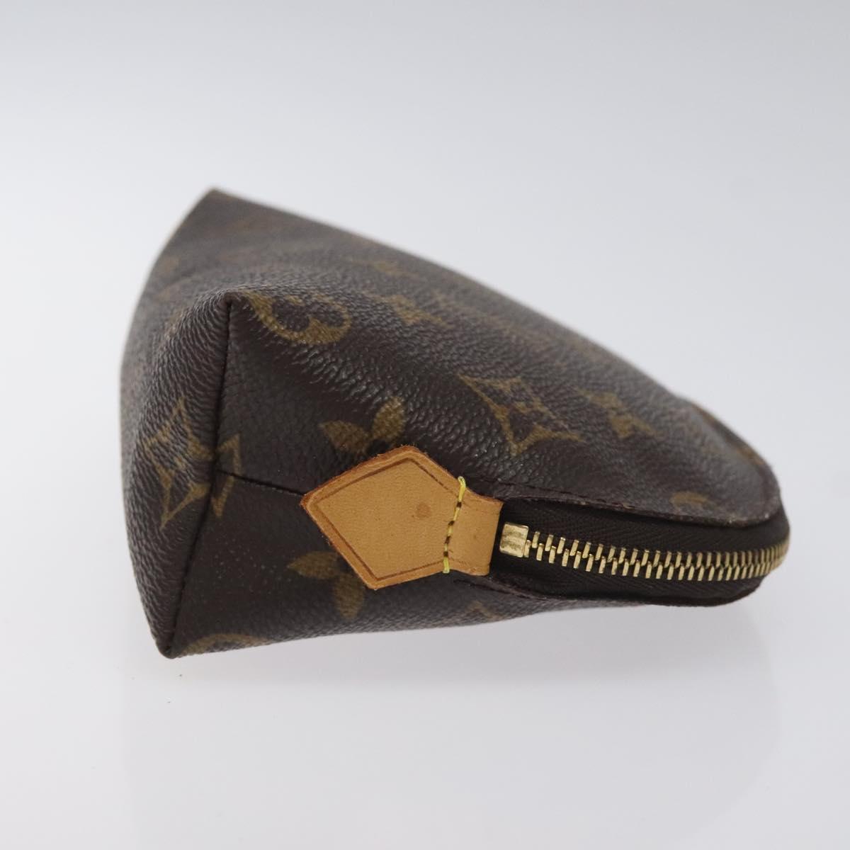 LOUIS VUITTON Monogram Pochette Cosmetic PM Pouch M43998 LV Auth SW1041