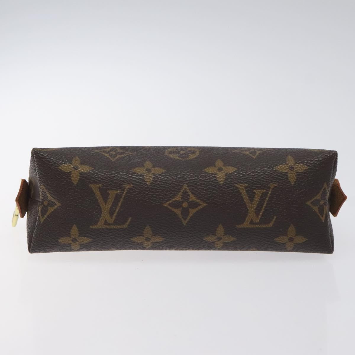 LOUIS VUITTON Monogram Pochette Cosmetic PM Pouch M43998 LV Auth SW1041