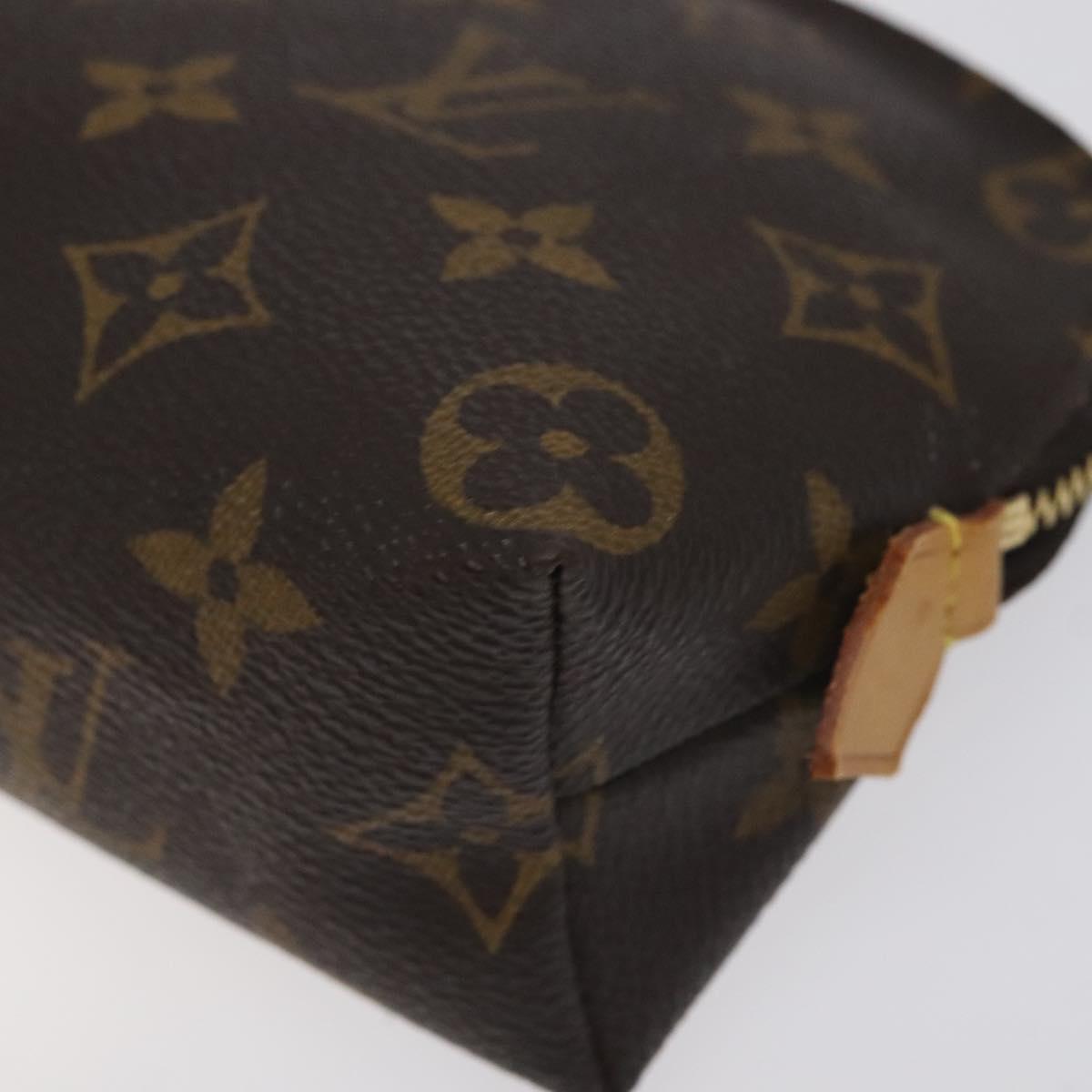LOUIS VUITTON Monogram Pochette Cosmetic PM Pouch M43998 LV Auth SW1041