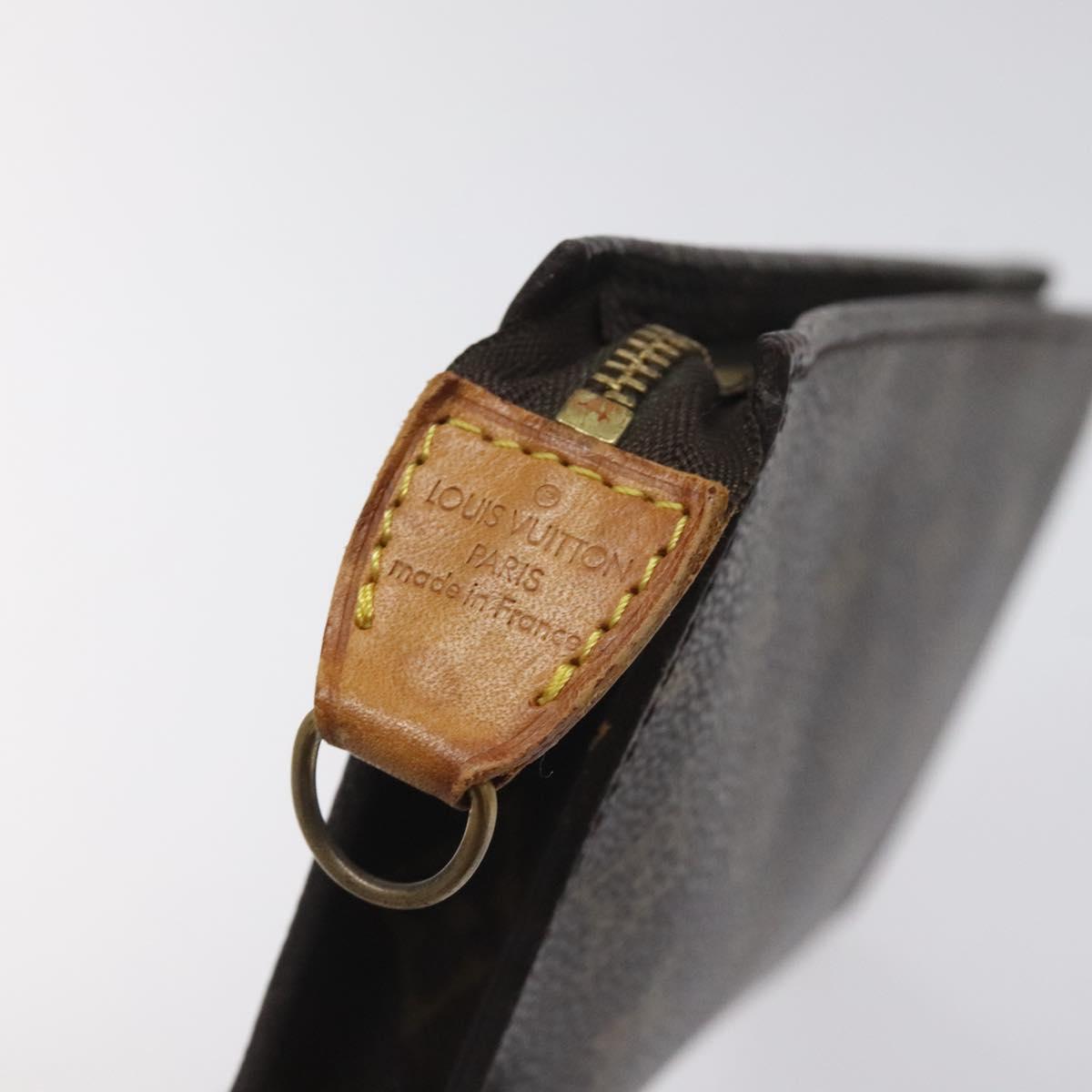 LOUIS VUITTON Monogram Bucket GM Accessory Pouch LV Auth SW1046