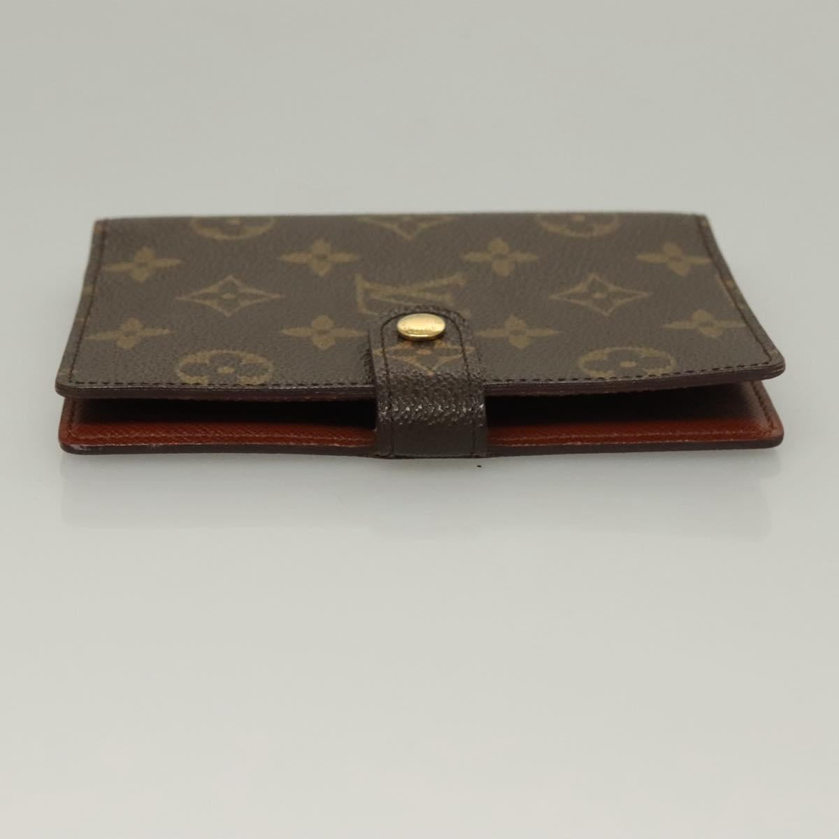 LOUIS VUITTON Monogram Agenda PM Day Planner Cover R20005 LV Auth SW1058