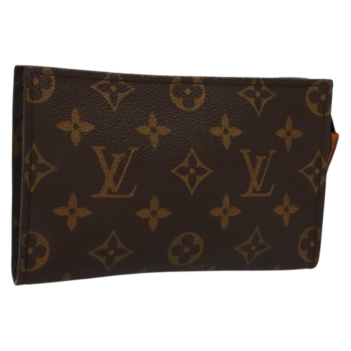 LOUIS VUITTON Monogram Bucket PM Accessory Pouch LV Auth SW1059