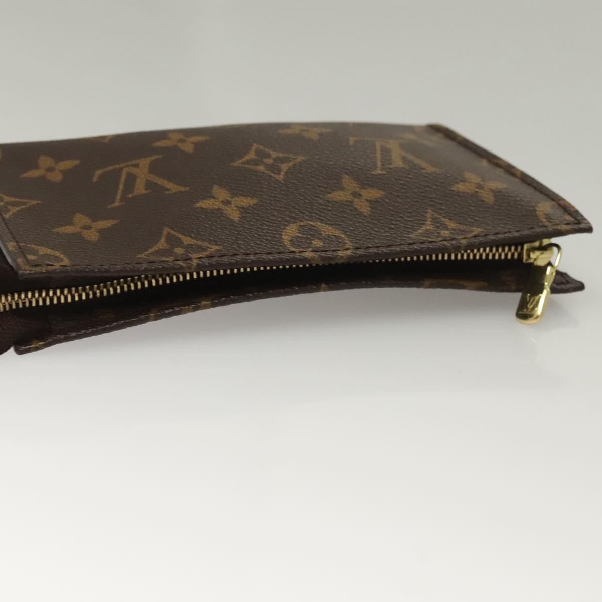 LOUIS VUITTON Monogram Bucket PM Accessory Pouch LV Auth SW1059