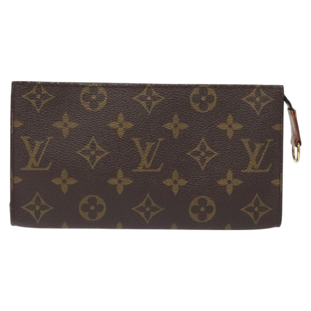 LOUIS VUITTON Monogram Bucket GM Accessory Pouch LV Auth SW1061