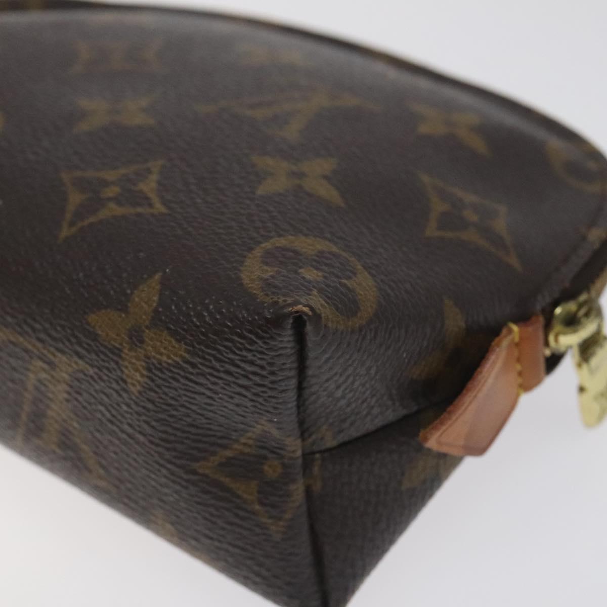 LOUIS VUITTON Monogram Pochette Cosmetic PM Pouch M43998 LV Auth SW1062