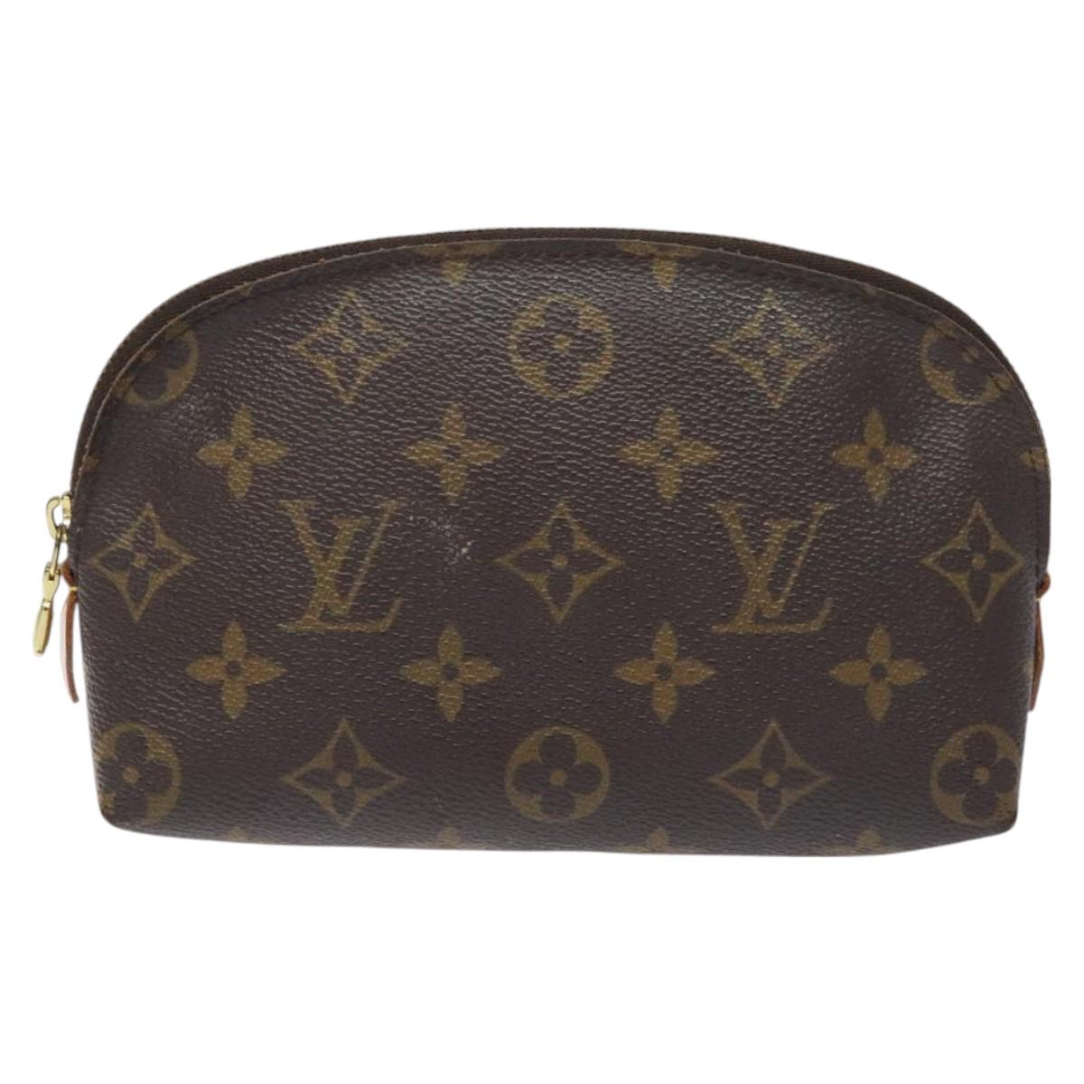 LOUIS VUITTON Monogram Pochette Cosmetic PM Pouch M43998 LV Auth SW1062