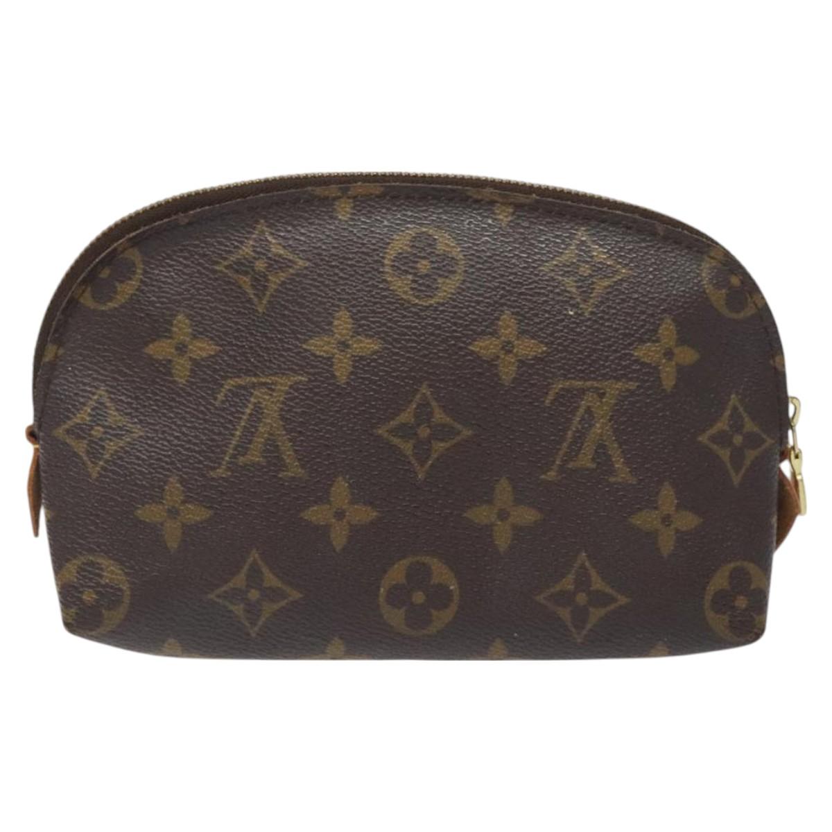 LOUIS VUITTON Monogram Pochette Cosmetic PM Pouch M43998 LV Auth SW1062