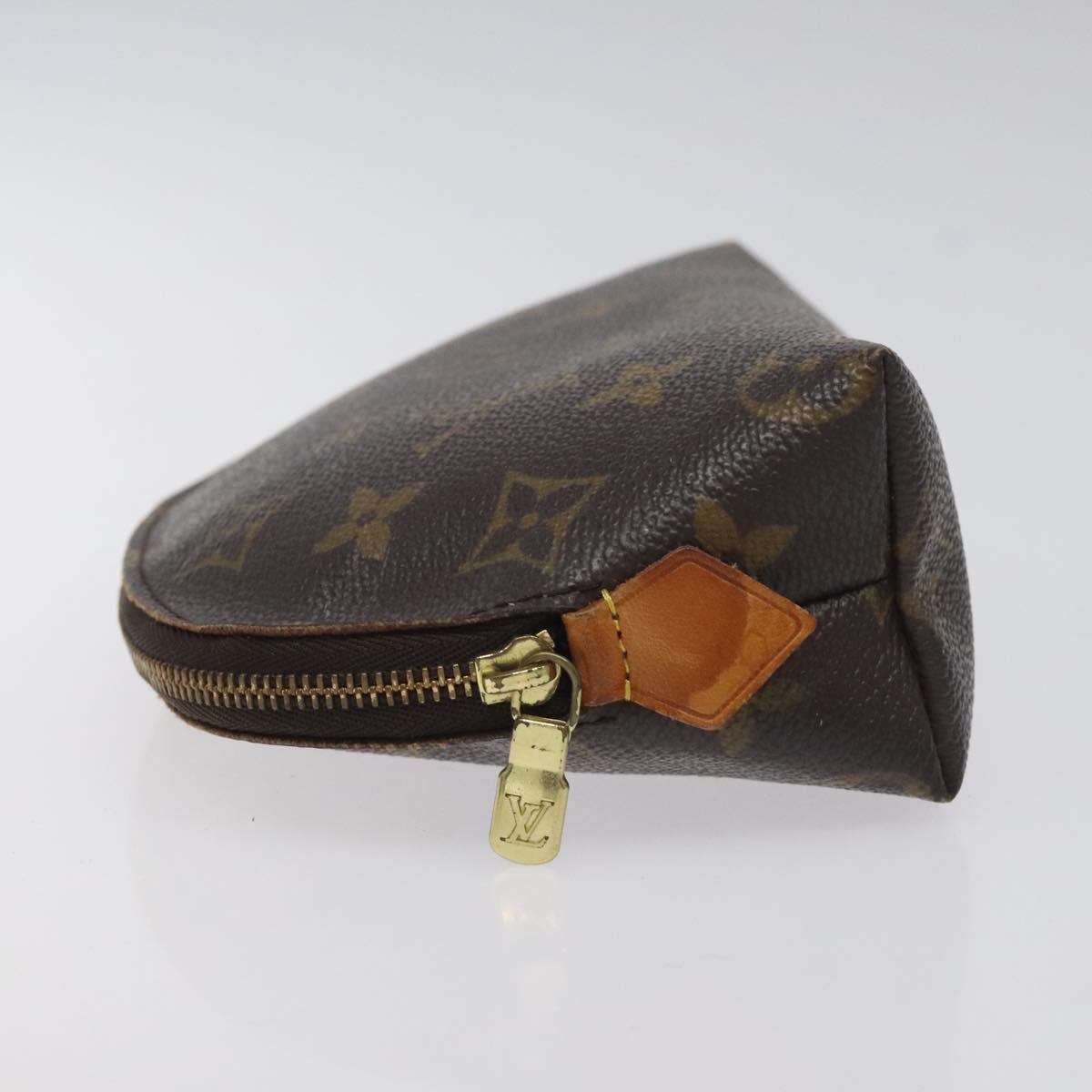LOUIS VUITTON Monogram Pochette Cosmetic PM Pouch M43998 LV Auth SW1062