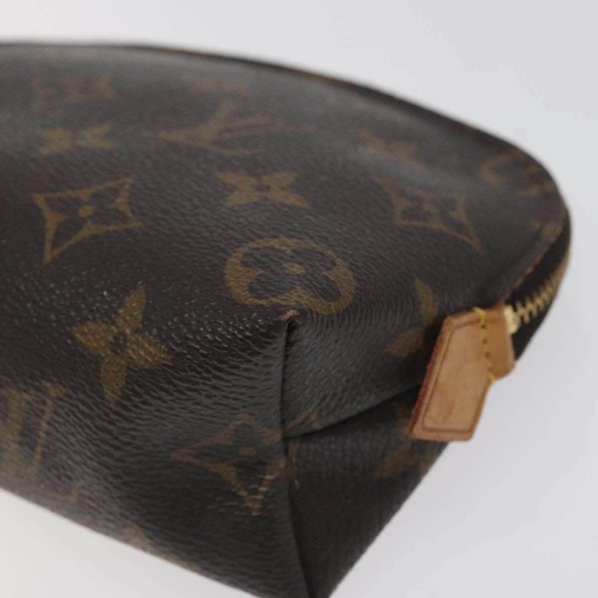LOUIS VUITTON Monogram Pochette Cosmetic PM Pouch M43998 LV Auth SW1062