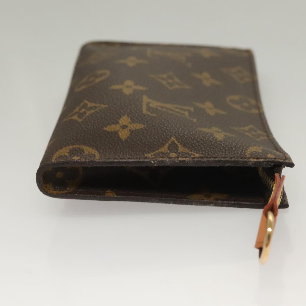 LOUIS VUITTON Monogram Bucket PM Accessory Pouch LV Auth SW1063