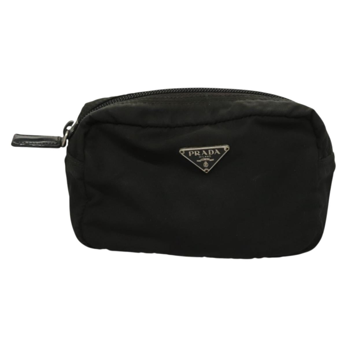 PRADA Pouch Nylon 5Set Black Navy Auth SW1079