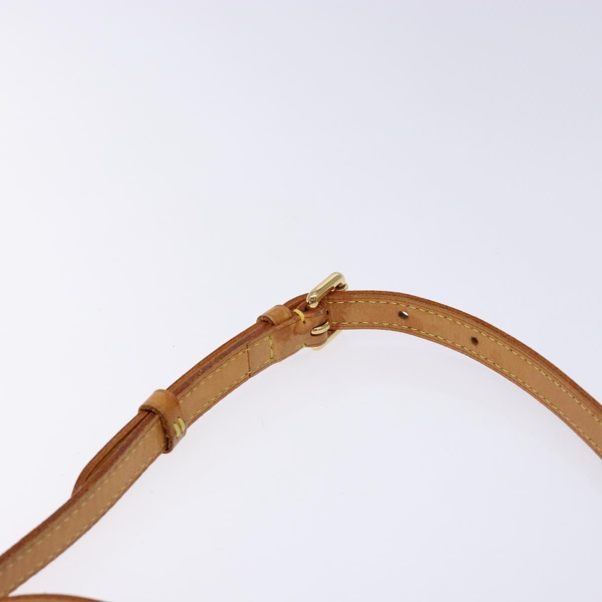 LOUIS VUITTON Monogram Vernis Minna Street Shoulder Bag Perle M91509 Auth sw1083