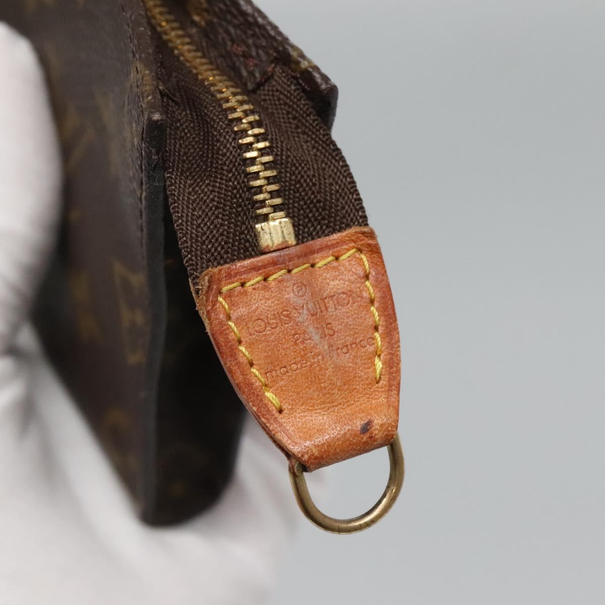 LOUIS VUITTON Monogram Bucket PM Accessory Pouch LV Auth sw1163