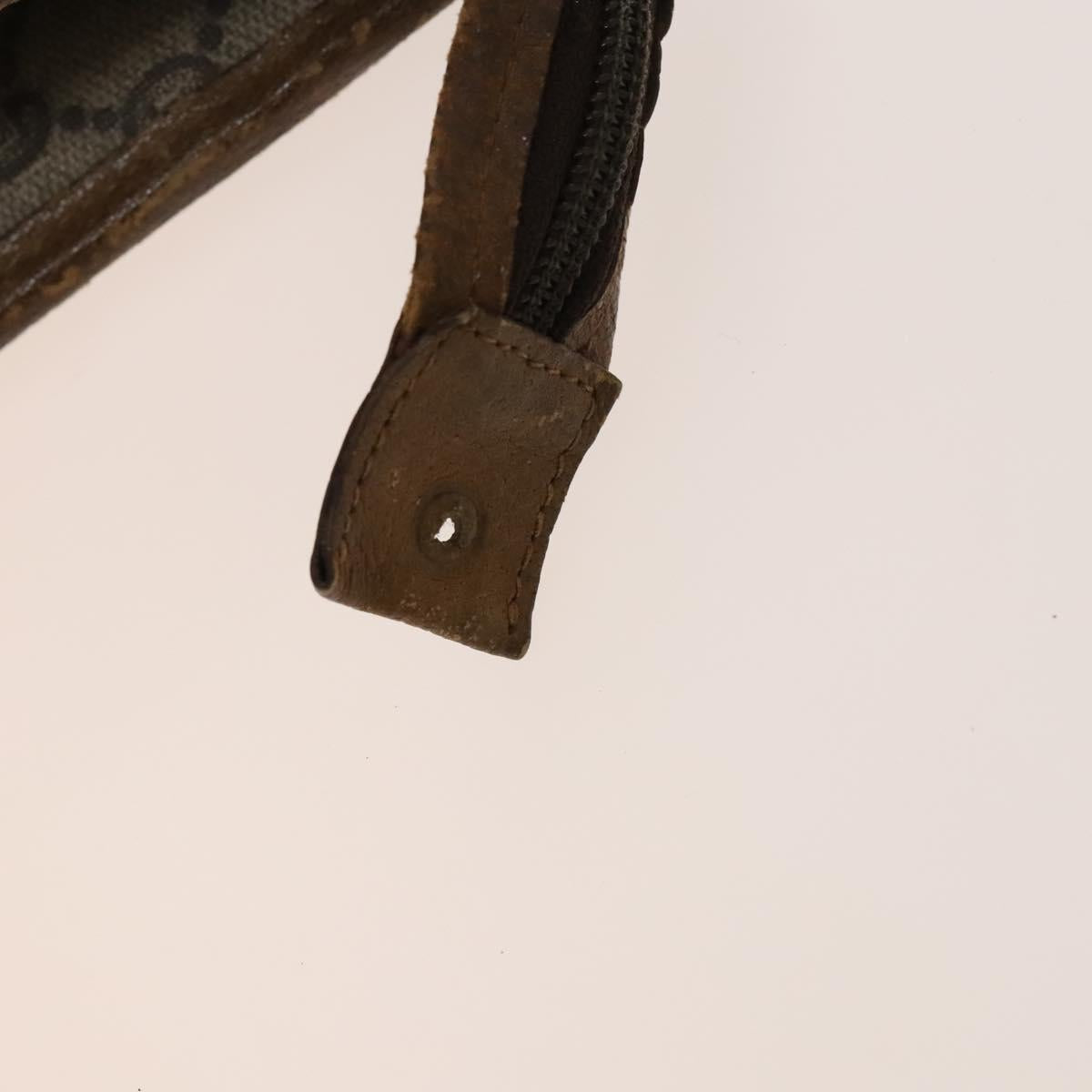 GUCCI Cartier GG Supreme Clutch Bag Leather PVC 2Set Beige Bordeaux Auth sw1201