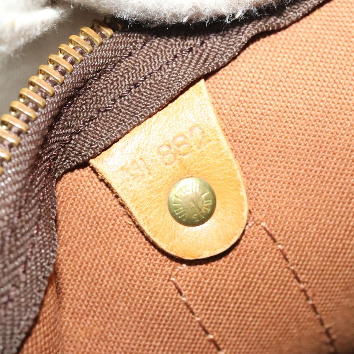 LOUIS VUITTON Monogram Keepall 55 Boston Bag M41424 LV Auth sw1207