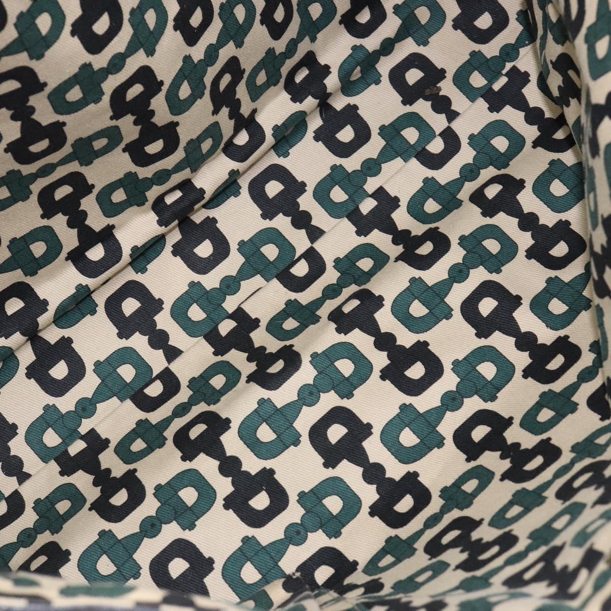 GUCCI GG Canvas Guccissima Tote Bag Leather Black Gold 141472 Auth sw1223