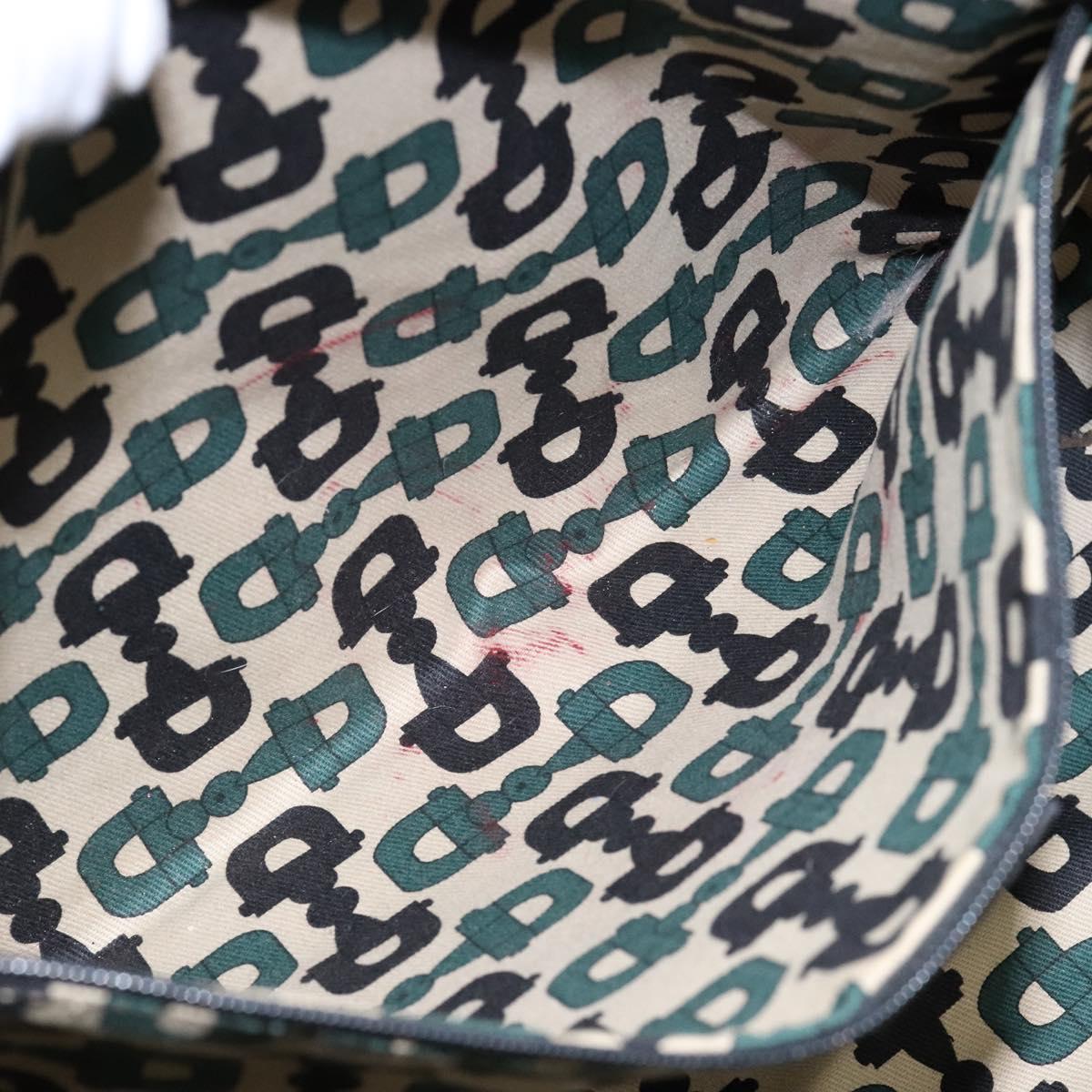 GUCCI GG Canvas Guccissima Tote Bag Leather Black Gold 141472 Auth sw1223