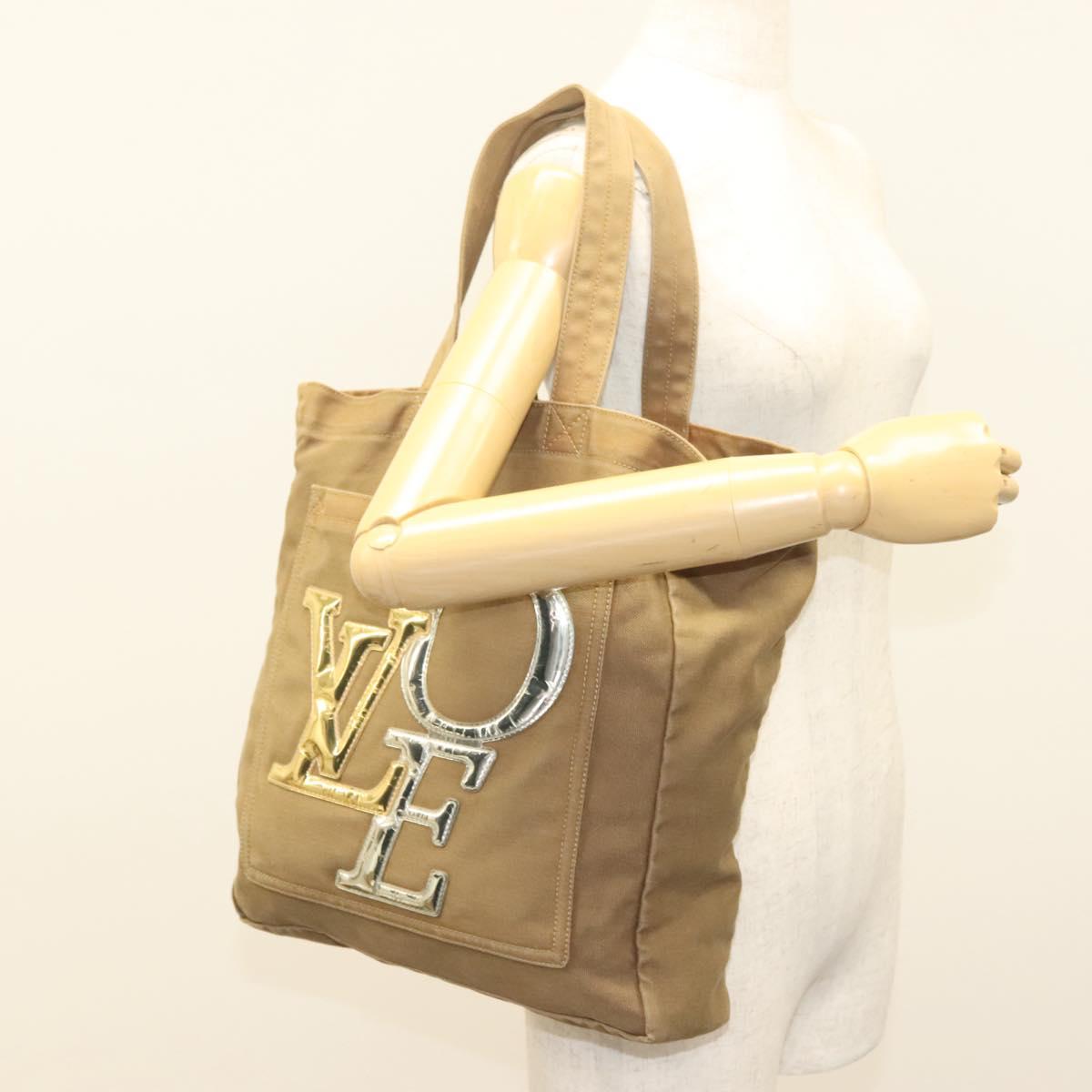 LOUIS VUITTON That's Love Tote MM Tote Bag Brown M95466 LV Auth sw1301