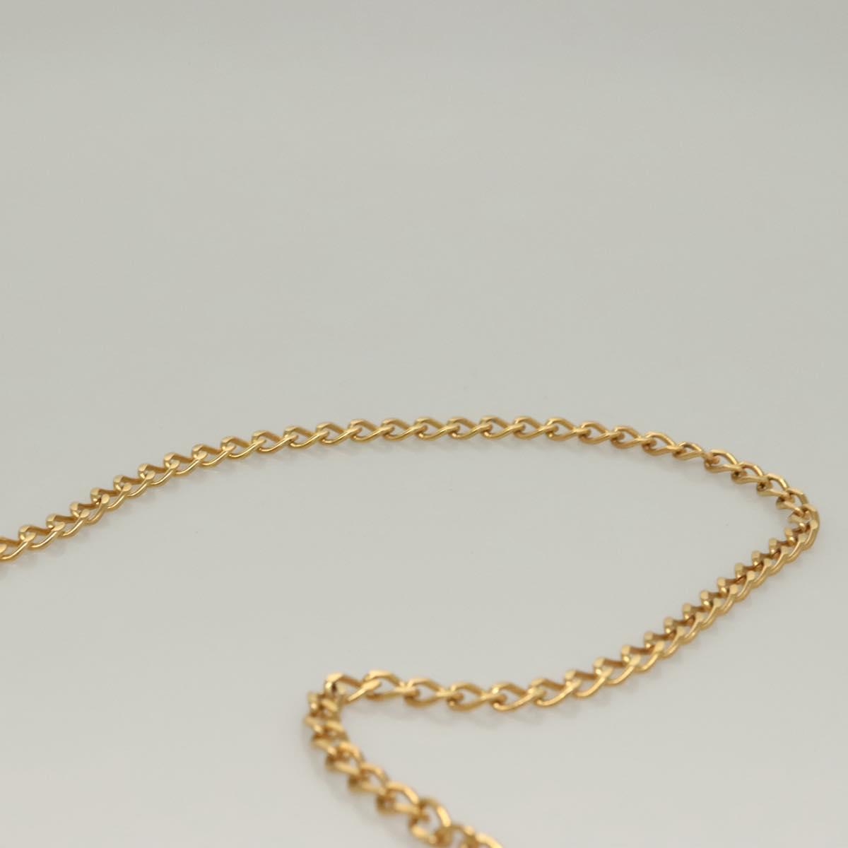 Christian Dior Chain Shoulder Bag PVC Canvas Black Auth sw1313