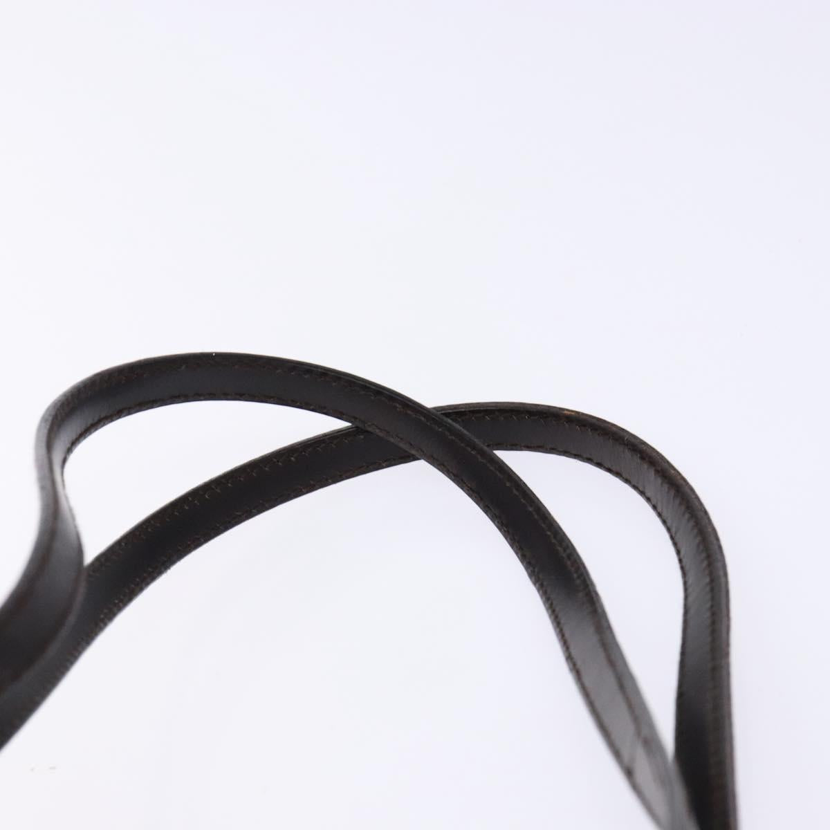 GUCCI Shoulder Bag Patent leather Dark Brown 002 1007 Auth sw1317