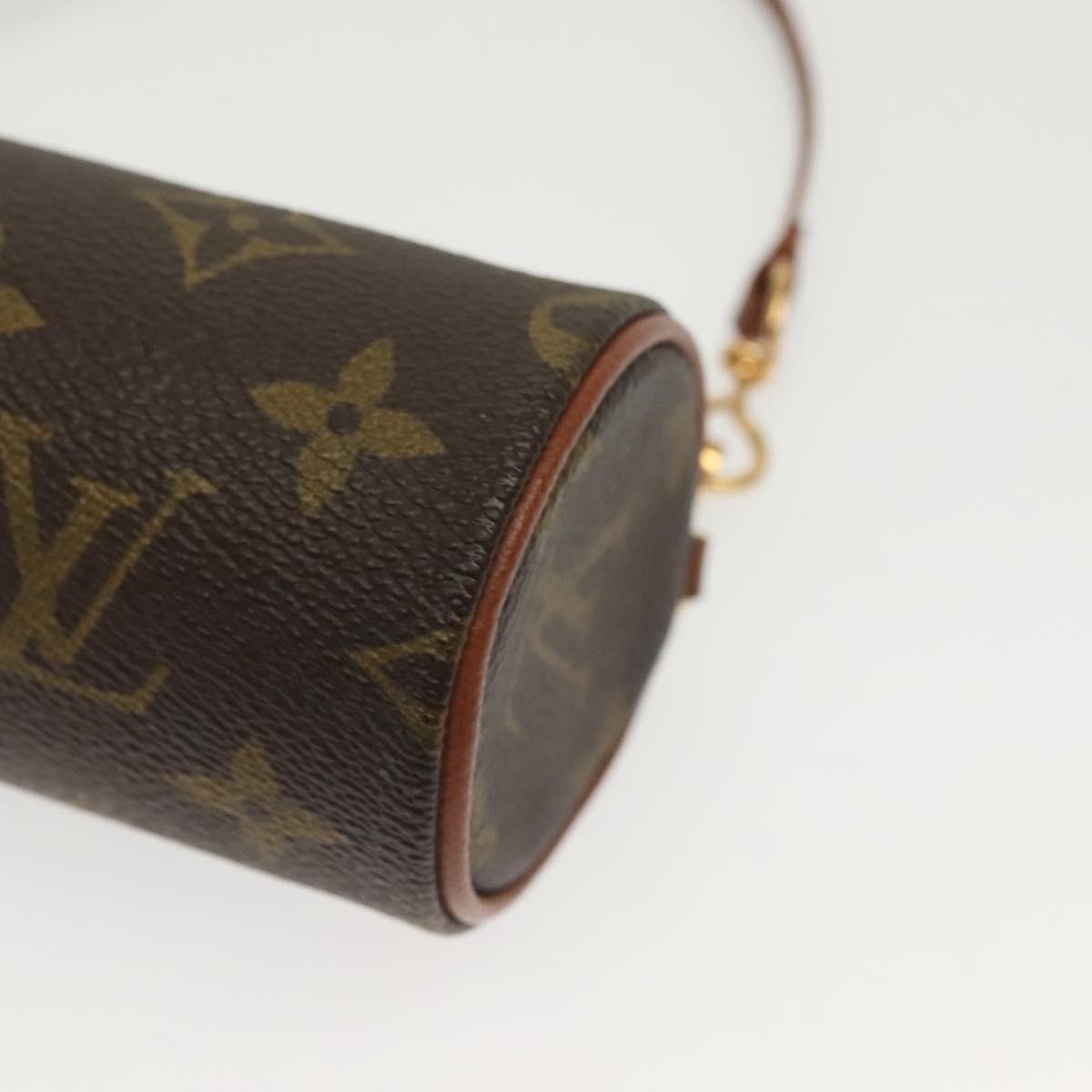 LOUIS VUITTON Monogram Papillon Pouch LV Auth sw1364