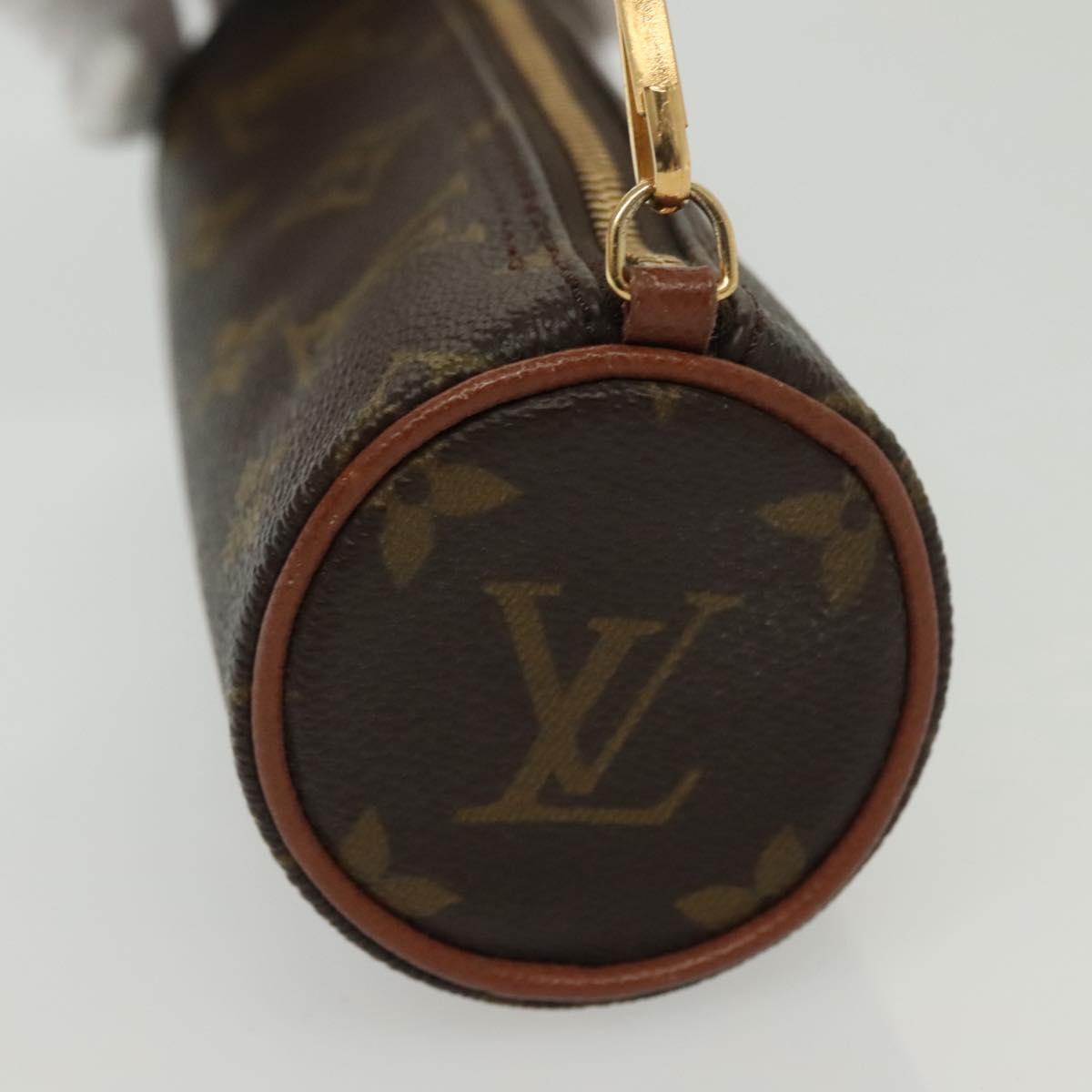 LOUIS VUITTON Monogram Papillon Pouch LV Auth sw1364