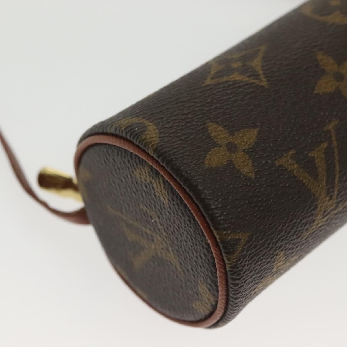 LOUIS VUITTON Monogram Papillon Pouch LV Auth sw1366