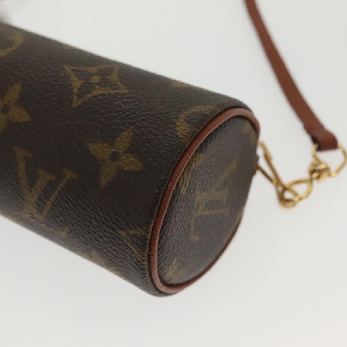 LOUIS VUITTON Monogram Papillon Pouch LV Auth sw1366