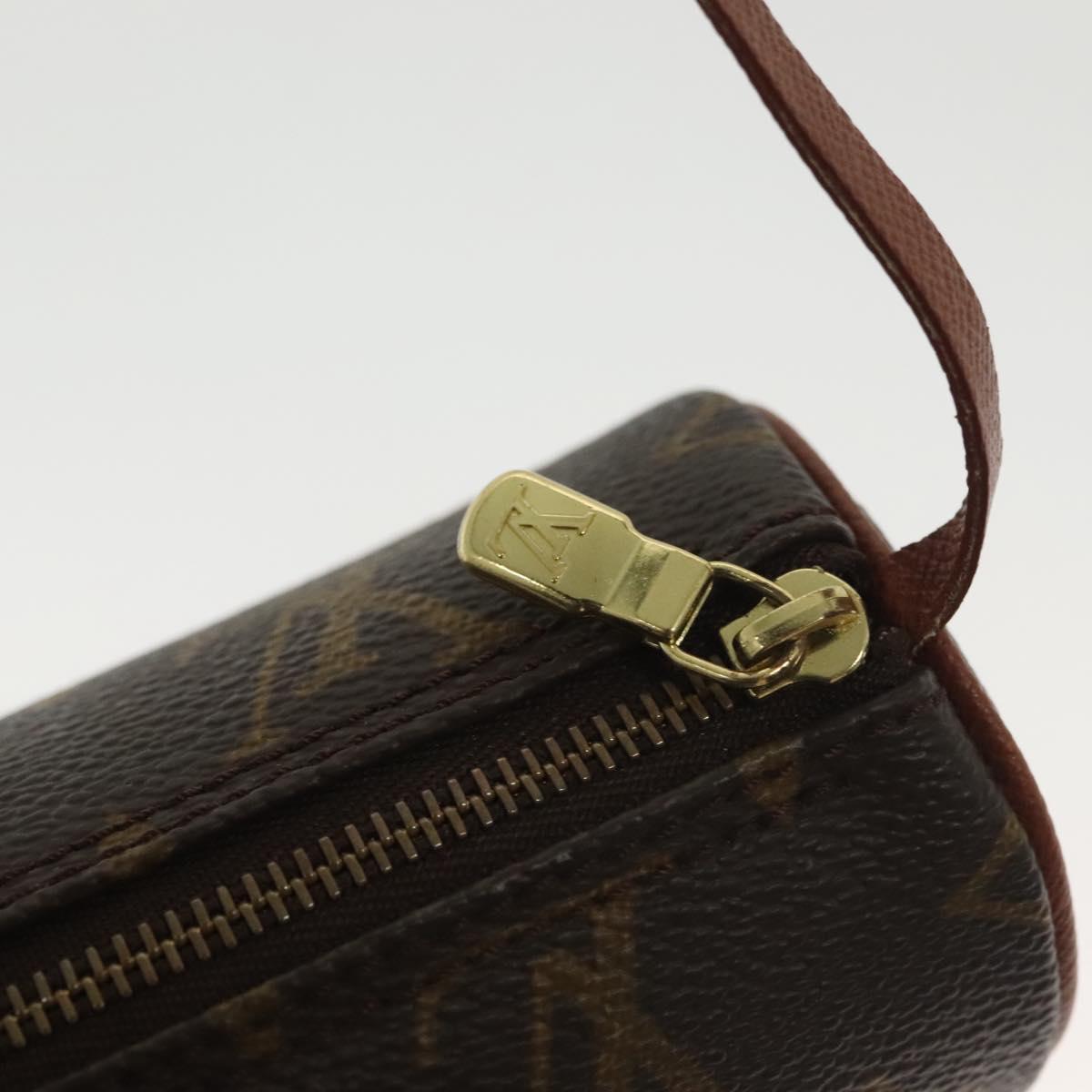 LOUIS VUITTON Monogram Papillon Pouch LV Auth sw1366