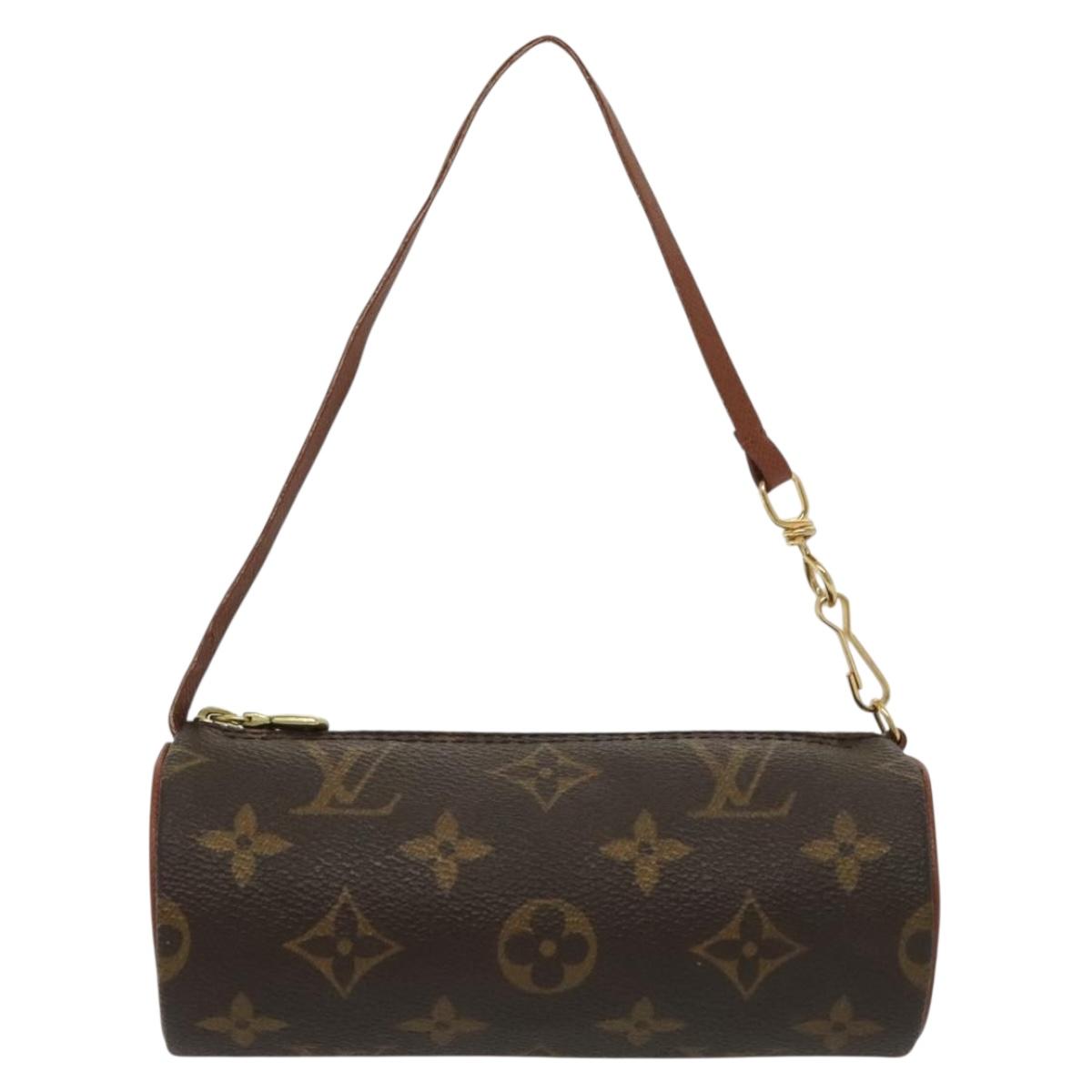 LOUIS VUITTON Monogram Papillon Pouch LV Auth sw1366