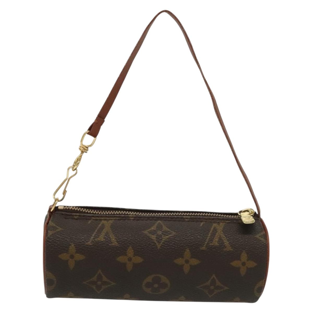 LOUIS VUITTON Monogram Papillon Pouch LV Auth sw1366