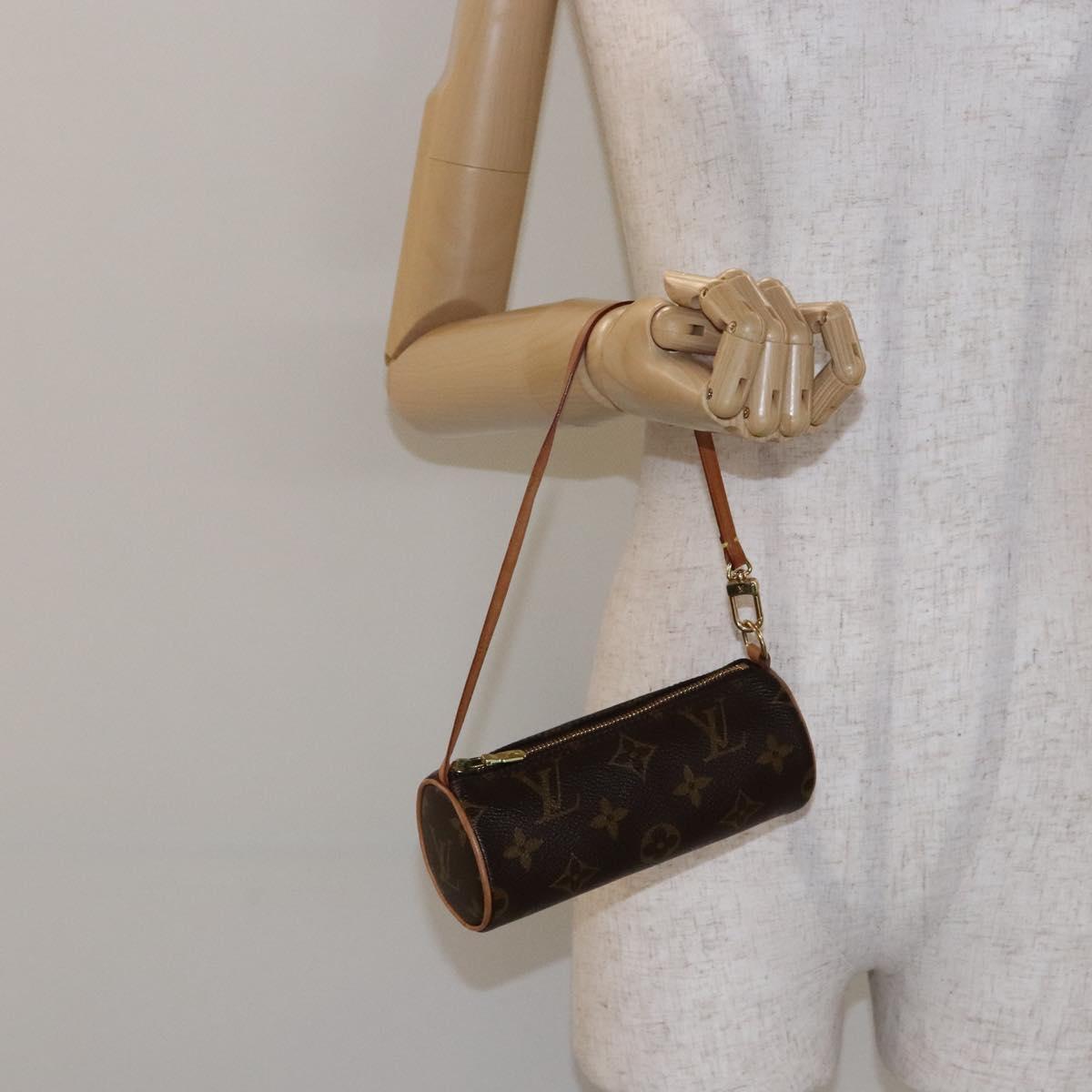 LOUIS VUITTON Monogram Papillon Pouch LV Auth sw1368