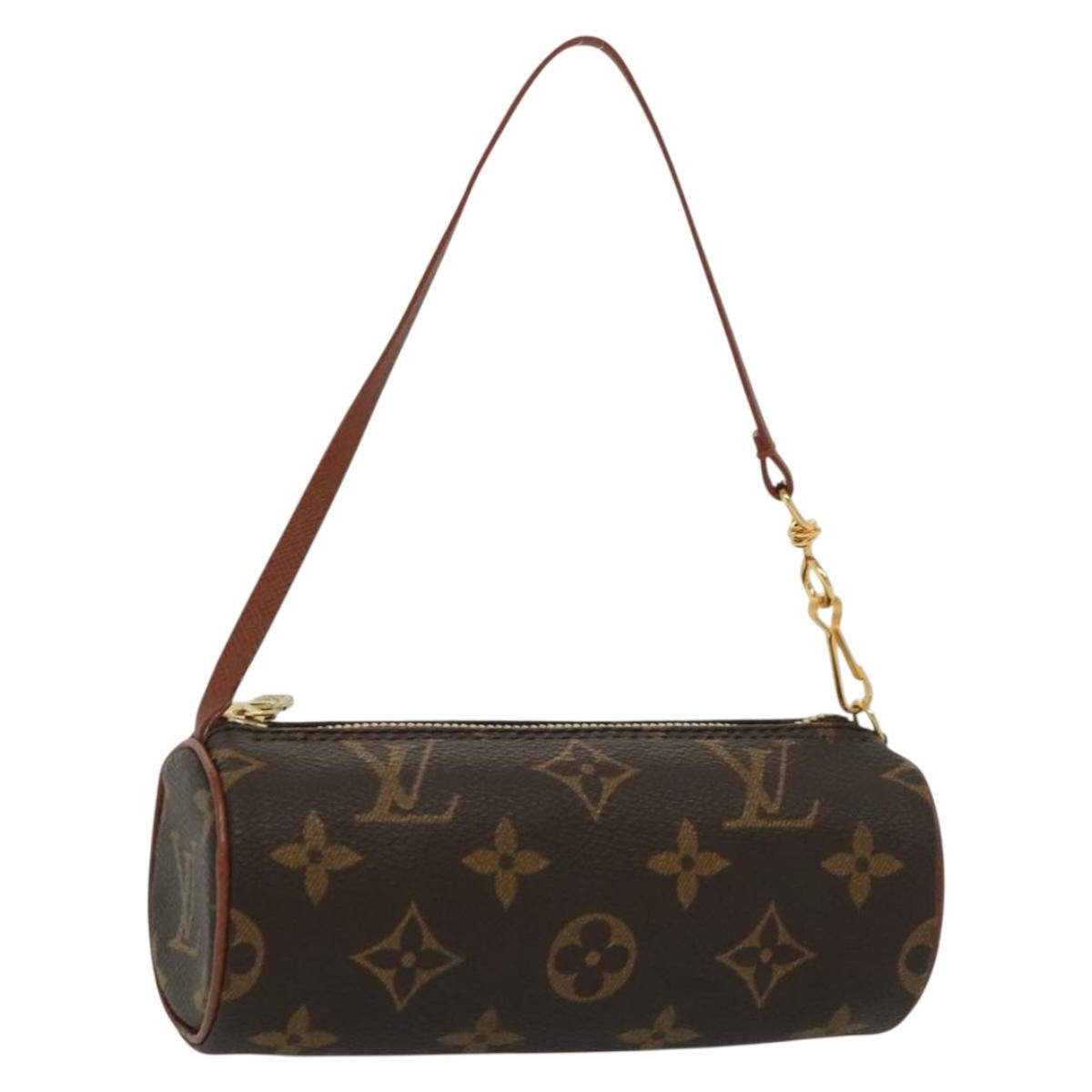 LOUIS VUITTON Monogram Papillon Pouch LV Auth sw1369