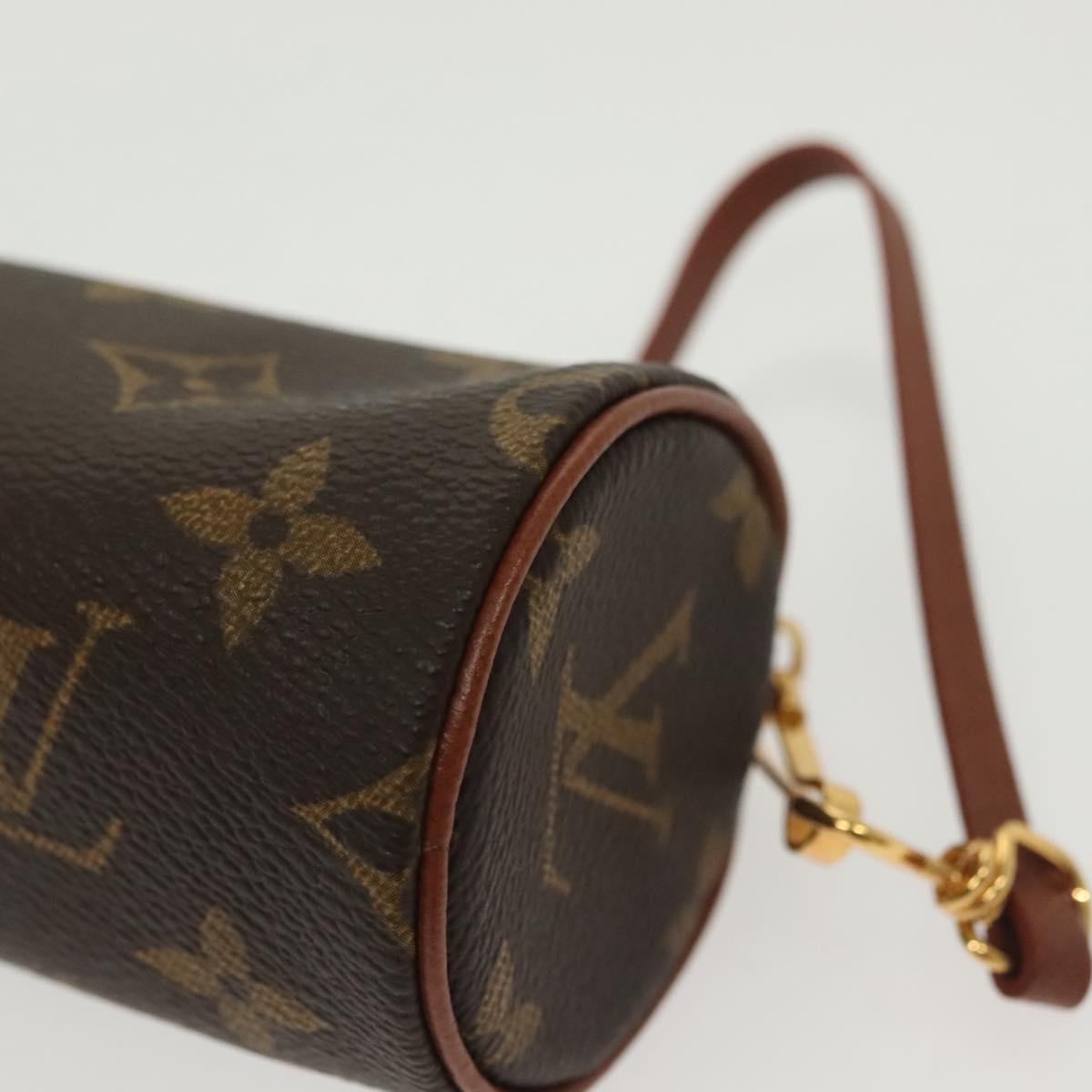 LOUIS VUITTON Monogram Papillon Pouch LV Auth sw1369