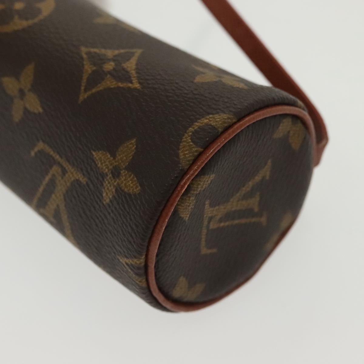 LOUIS VUITTON Monogram Papillon Pouch LV Auth sw1369