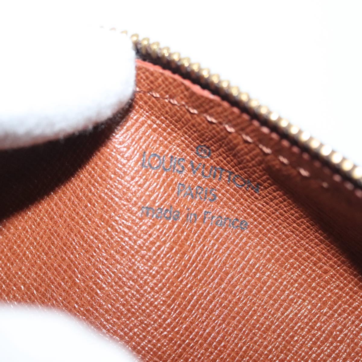 LOUIS VUITTON Monogram Papillon Pouch LV Auth sw1369