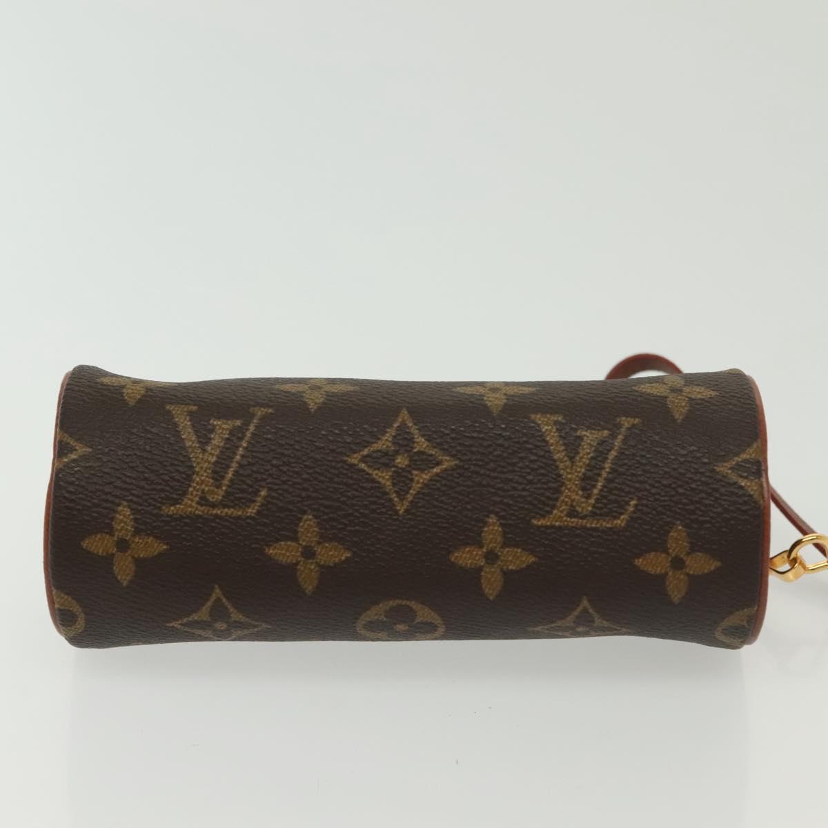LOUIS VUITTON Monogram Papillon Pouch LV Auth sw1369