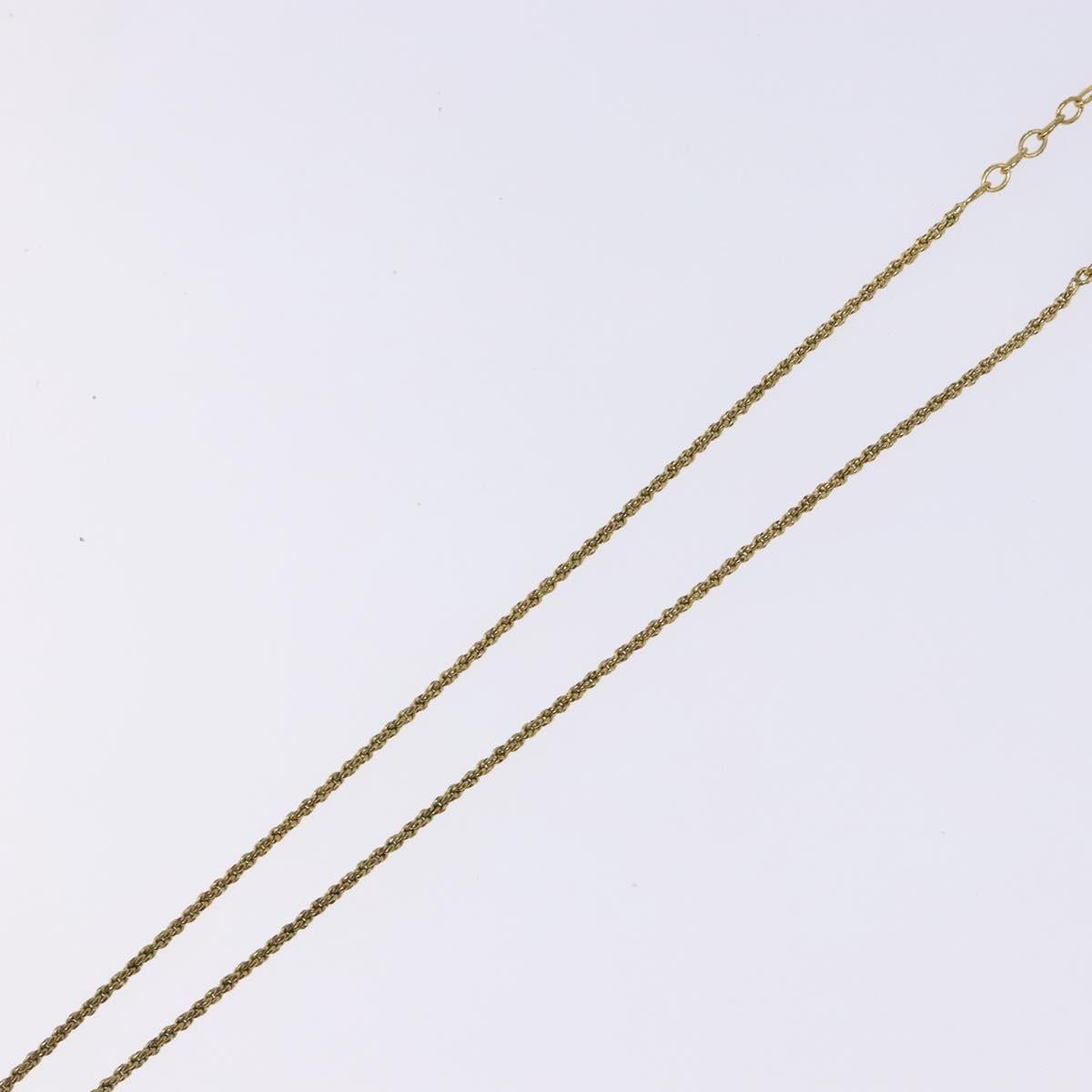 Christian Dior Necklace metal Gold Auth sw1371