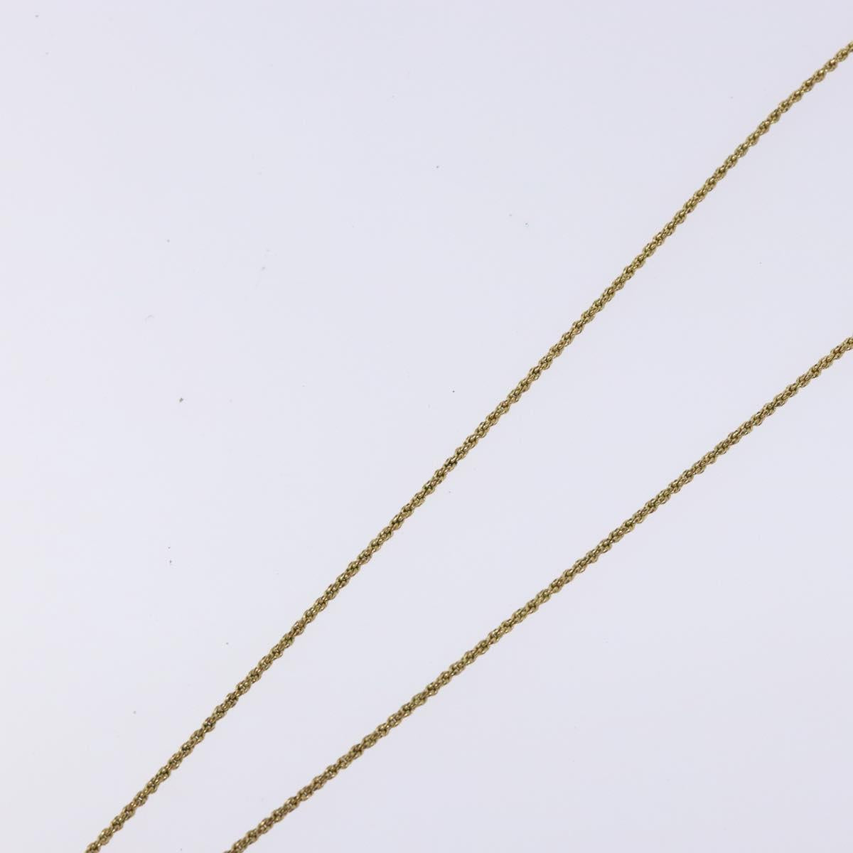 Christian Dior Necklace metal Gold Auth sw1371