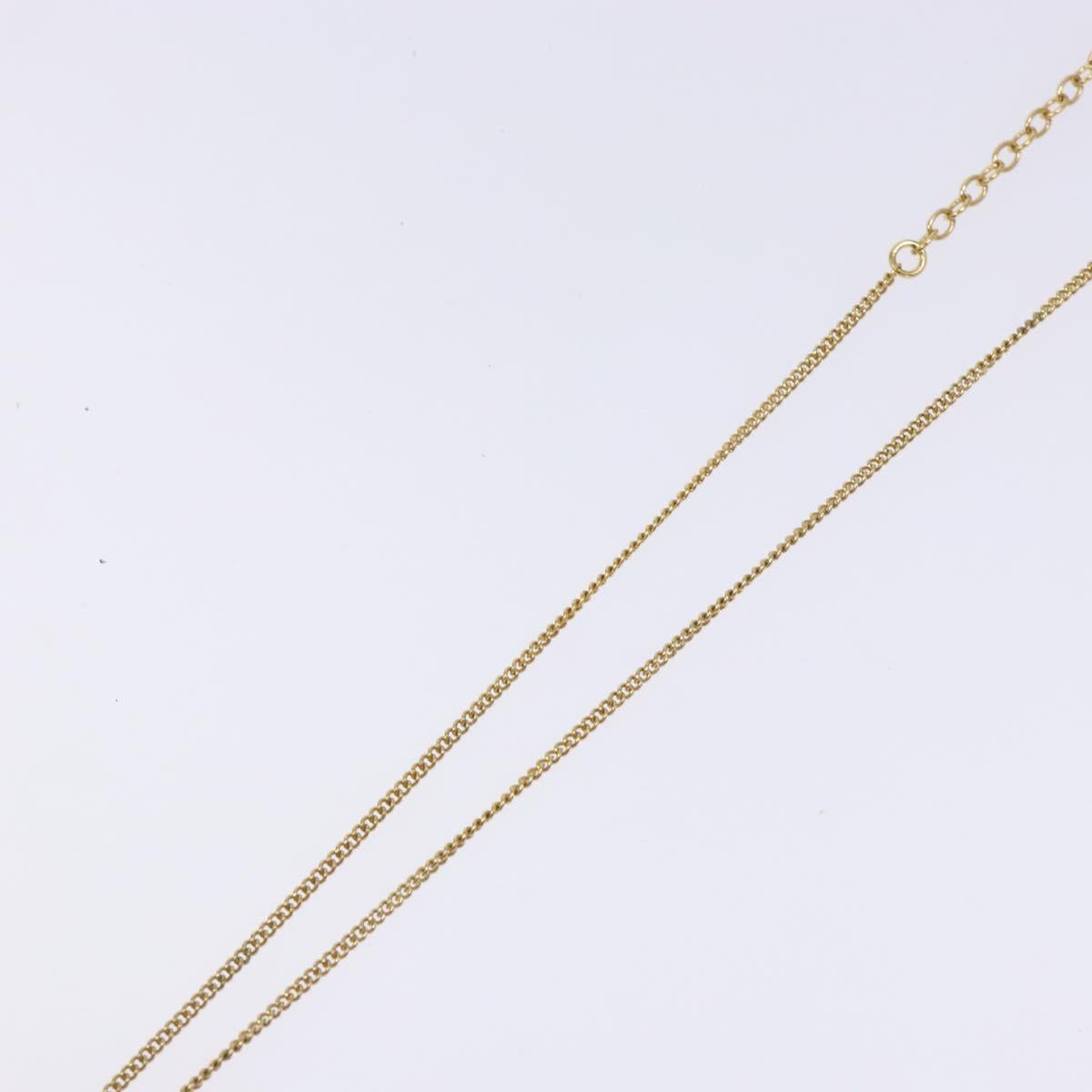 Christian Dior Necklace metal Gold Auth sw1373