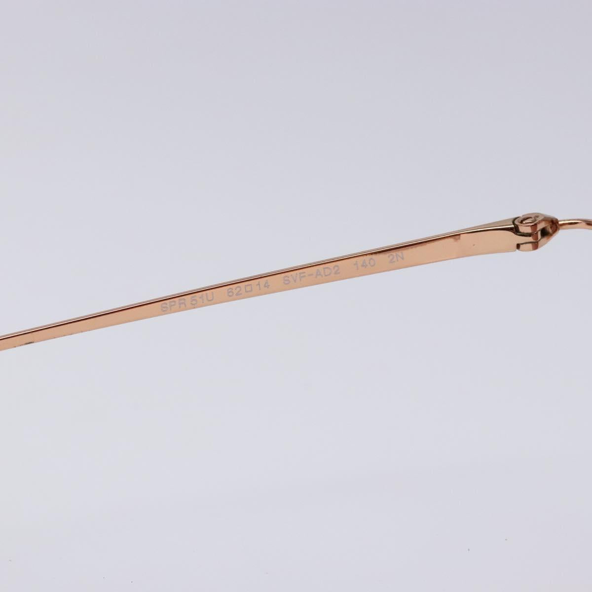 PRADA Sunglasses metal Gold Auth sw1398