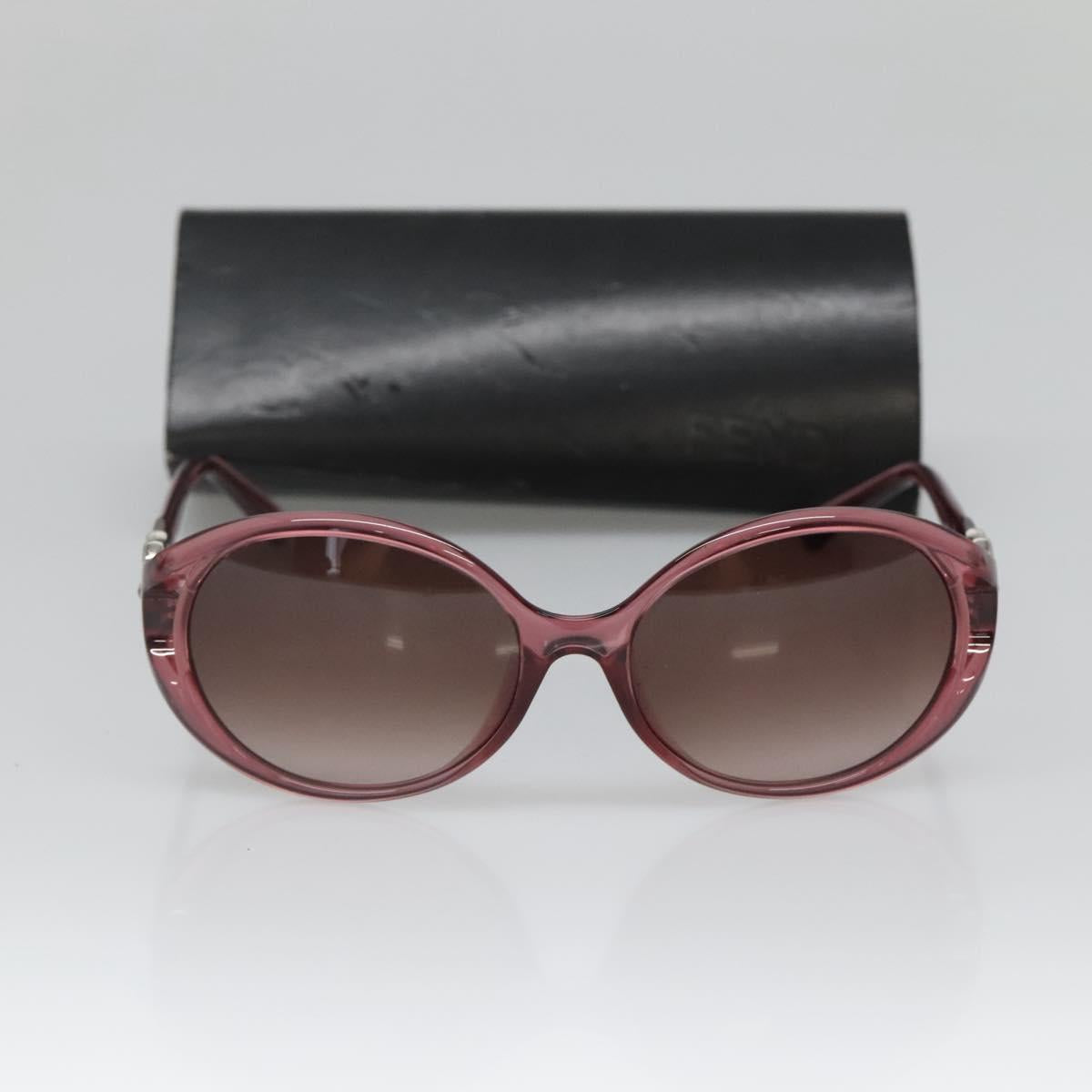 FENDI Sunglasses Plastic Pink Auth sw1399