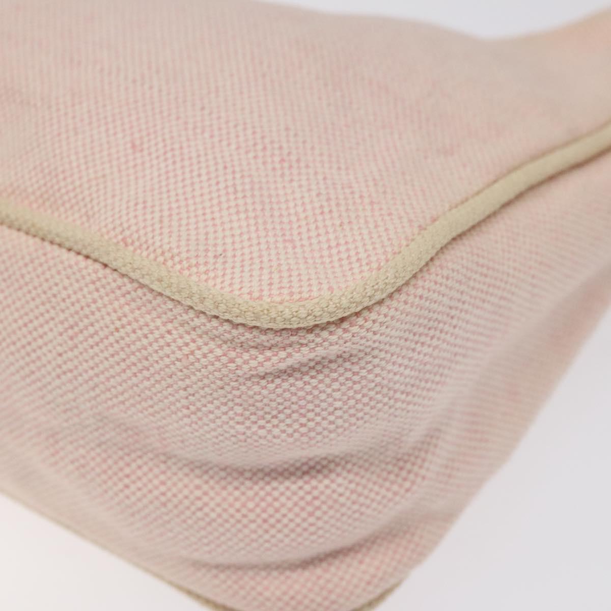 PRADA Sports Mini Hobo Hand Bag Canvas Pink Auth sw141