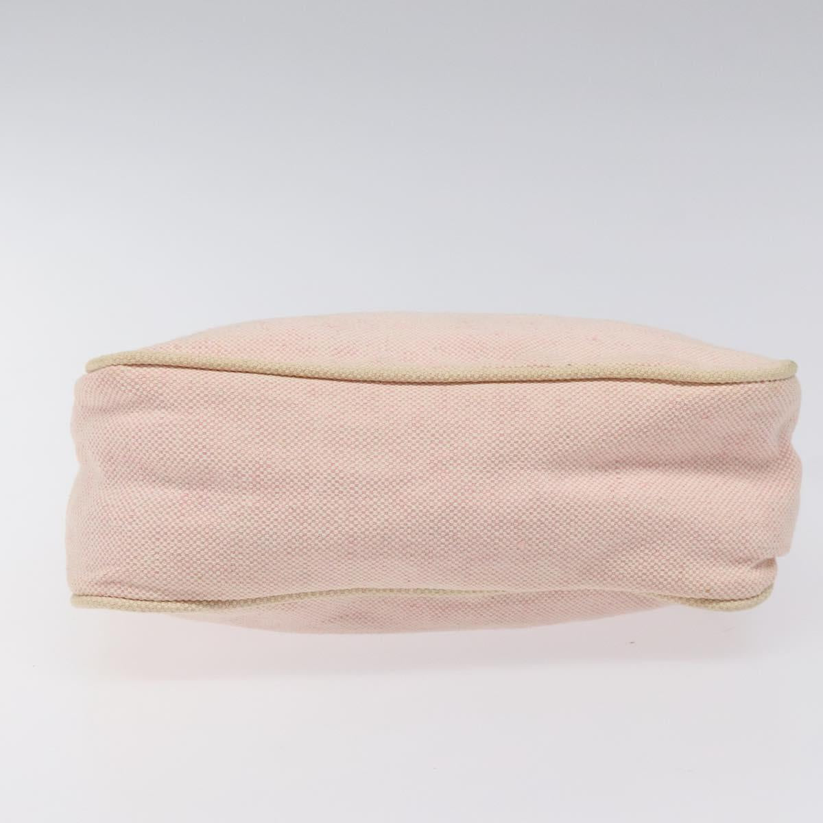 PRADA Sports Mini Hobo Hand Bag Canvas Pink Auth sw141