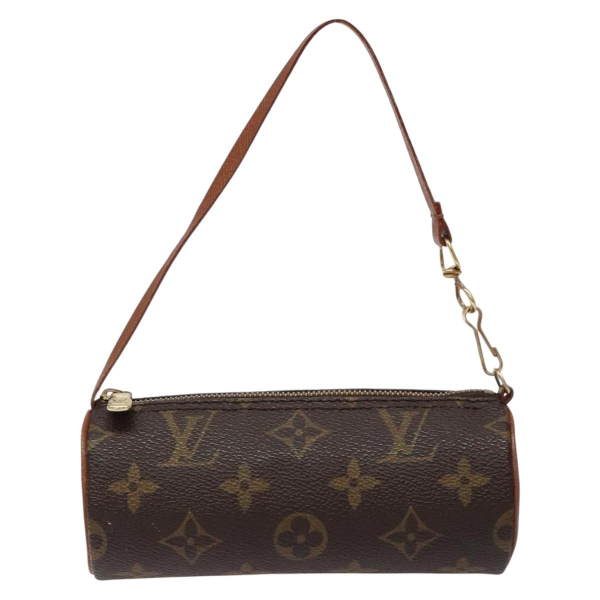 LOUIS VUITTON Monogram Papillon Pouch LV Auth sw1414